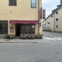 Café & Pizza hörnet Almlöfsgatan och Sibyllegatan